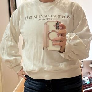 Abercrombie & Fitch Cream Soft A&F Collection Pullover